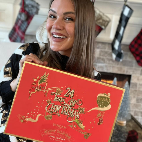 2026 (500g/17.63oz) 24 Sets 2026 2026 VAHDAM, Advent Calendar Unique Loose Leaf Tea - Exclusive Holiday Tea Gift |