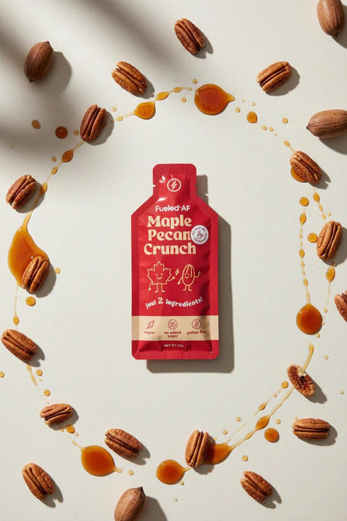 Fueled by AF 8 (8 oz (8 (Pack 8), Fueled AF Vegan, Keto, and Paleo Friendly, Pouches each) Ounce of Maple Pecan Crunch