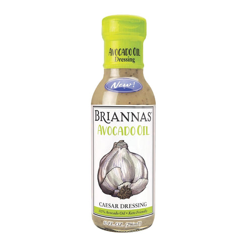 BRIANNAS - Avocado Oil Caesar Dressing - Nutrient Rich, Keto Friendly, Dairy