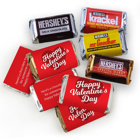 124 (1.52 lbs, 124 pcs Valentine's Day Candy Chocolate Mix Approx. Pcs)