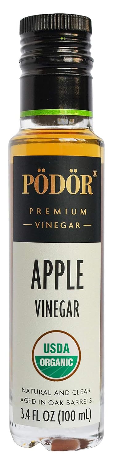 PDR Premium Organic Apple Vinegar - 3.4 fl. Oz. - 100% Natural,