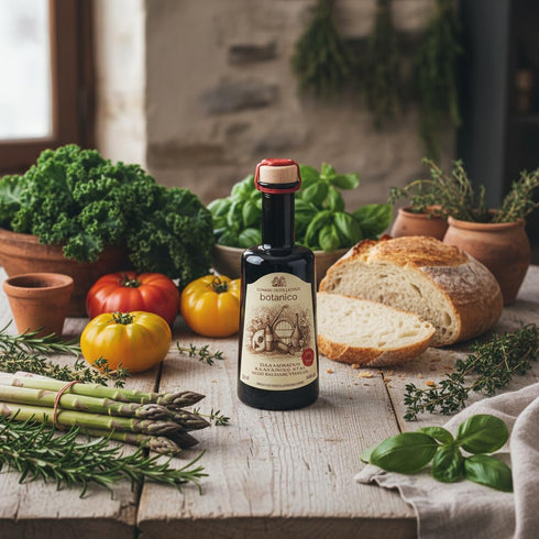 ELIOVI 6 8.45 oz Botanico Organic Balsamic Vinegar - Aged Years in Oak Barrels from Greece for Complex Aromas