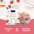 5.5oz,6 Pack Safe + Fair Plant-Based Gourmet Strawberry Flavored Popcorn - Strawberry Shortcake Drizzled Kettle Corn