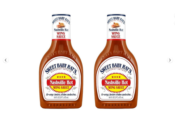 Generic Sweet Baby Ray's Nashville Hot Wing Sauce 16 fl oz (2 pack)