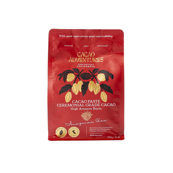 Cacao Adventures Ceremonial Grade Cacao | 100% Pure Cacao | Dairy &