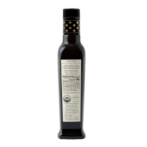 800+ 2025 8.5 oz Entimio Cortese Organic Italian Extra Virgin Olive Oil from Italy, mg/kg High in Polyphenols, Gold