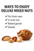 8oz, Foods Alive Organic Deluxe Mixed Nuts, Kosher Blend of Premium Organic Cashews, Almonds, Walnuts, Pecans, Brazil