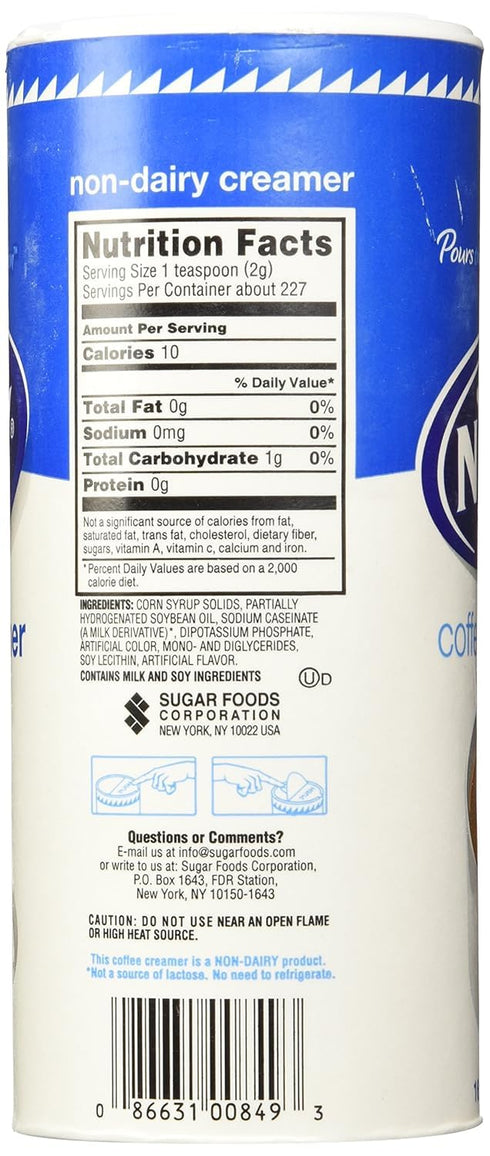 Generic 16 oz (Pack 8) Non-Dairy Coffee Creamer Powder Canisters