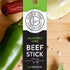 1 (12 Pack) Good Fod Foods Jalapeno Lime Meat Sticks Low FODMAP Snacks for a Healthy Gut, Zero Sugar Jerky Sticks, Keto