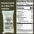 The Pecan Press 100% 2LB Pure Pecan Flour Bag, Gluten-Free, All-Natural, Finely Ground for Baking & Cooking Made
