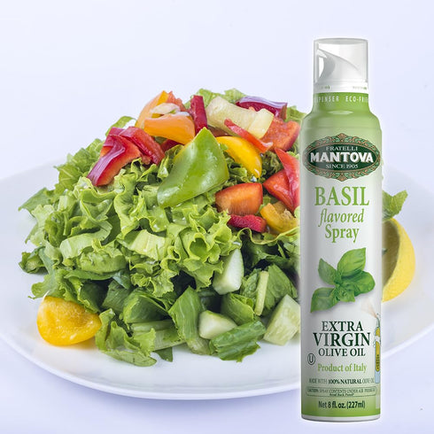 (Pack 4) 8.5 oz ITALIAN SCENTS Spray Extra Virgin Olive Oil with Basil, Rosemary, Lemon, Orange and Black Pepper
