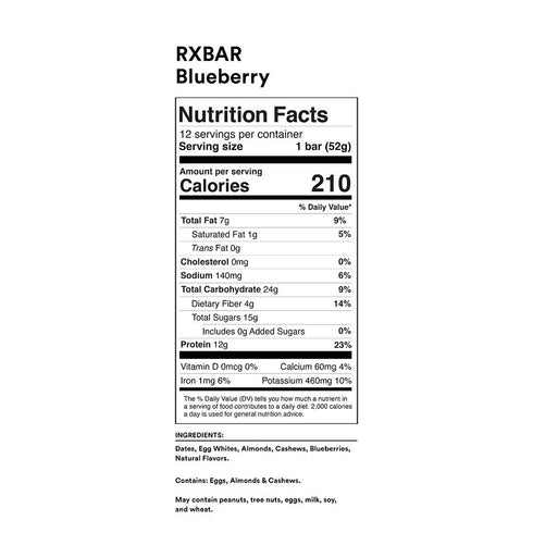 Pack, 2 (24 RXBAR Protein Bar, Variety Flavors Bars)