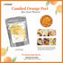 JKPDAMZ 1.76 800g, Ib Candied Glazed Orange Peel Dices, Chopped Sweet Orange Peel Cubes Granules, for Cake Baking