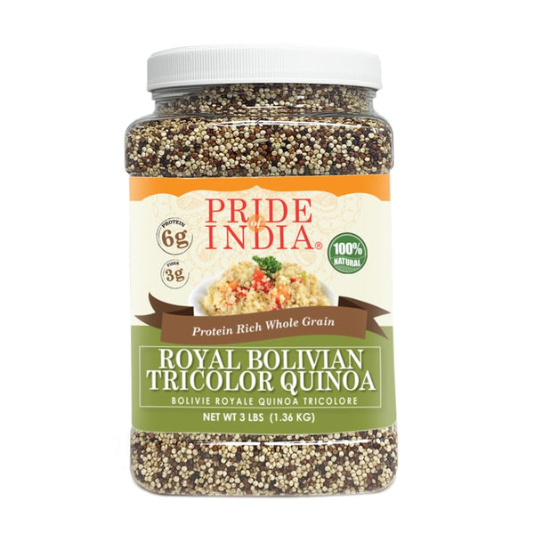 Pride Of India - Natural Three Color Bolivian Royal Quinoa - Protein