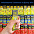 30 Pack ZEARAW Healthy Fruit Snacks for Adults and Kids Fruit Leather with Dried Pineapple, Blueberry, Apple-Strawberry