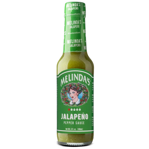Melindas Jalapeno Hot Sauce - Gourmet Classic Green Jalapeno Sauce Perfect for