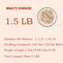 1.6'', 105 lbs. Making(pack 3) Natural Hog Casings for SausageBratwurst at about Makes Home Sausage
