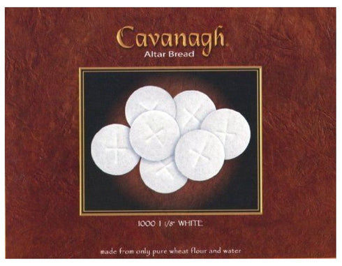 Cavanagh Company Cavanagh White Altar Communion Bread 1 1/8" (1000 Count) - Box of