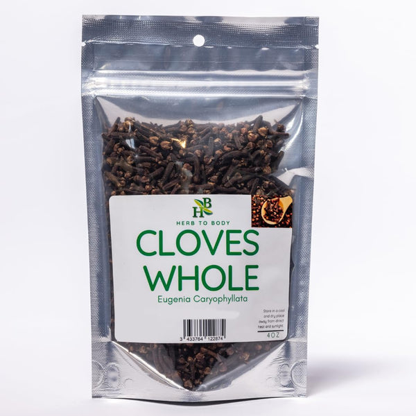 Herb To Body Whole Cloves -Eugenia Caryophyllata, Finely Ground Cloves for Cooking,