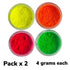 Set 4 4 Oh! Sweet Art - Edible Petal Dust - For Decorating Cakes, Cupcakes, Cake Pops, & More - Kosher, Food-Grade
