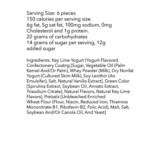 DM Sweets 1 lb Key Lime Yogurt Covered Pretzels Resealable Bag | Sweet & Tangy Crunchy Snack | Gourmet YogurtDipped