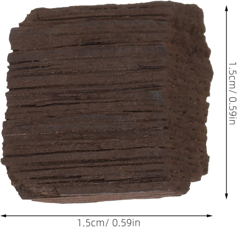 TOMETURE 3 100g/Bag Bags Wine Oak Chips - Toasted Wood Chips For Aging Whiskey Red Wine - Toast Wood Accessory For Home