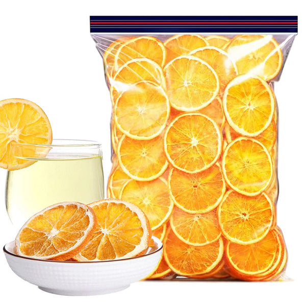 JTEDZI Dried Orange Slices, Dehydrated Orange Slices, Dried Citrus Slices, Dehydrated Fruit for