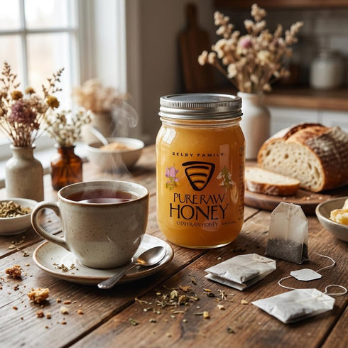 Selby 16 Oz (16 (Pack 2)) Family Honey - Pure Raw Utah Clover, Ounce