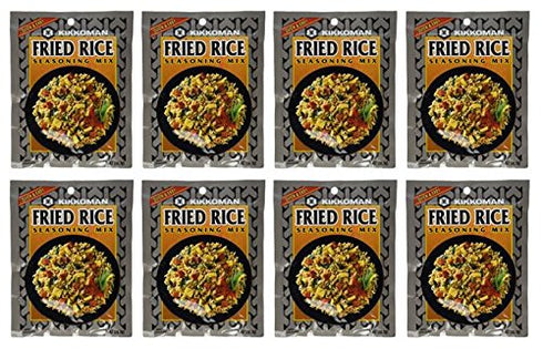 FILLBOSS Kikkoman Fried Rice Seasoning Mix, 1 oz Packets (Pack of 8)