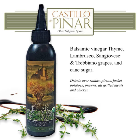 (150ml), (150ml) (150ml) 3-Pack Thyme Balsamic Reduced Vinegar Citrus Balsamic Reduced Vinegar and Tomato & Basil Spicy