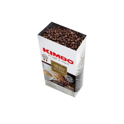 100% 9/13 2.2 Lbs (1kg) Kimbo Aroma Gold | Arabica Whole Bean Coffee | Medium Dark Roast | Intensity | Bag