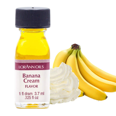 LorAnn Banana Cream SS Flavor, 1 dram bottle (0.0125 fl oz - 3.7ml - 1 teaspoon)