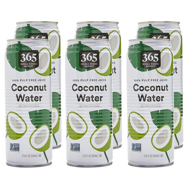 365 by Whole Foods Market, Coconut Water, 100% Pulp-Free, 17.6 Fl Oz