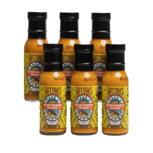 Dave's Gourmet Creamy Habanero Sauce-Medium Heat For Salads Sauces and Dressings-6 Pack