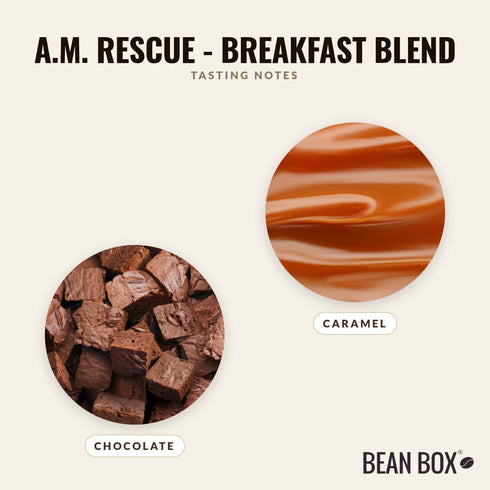 2 A.M. Rescue - Breakfast Blend - Roasted by Greater Goods Coffee Co. - Whole Bean Coffee - Pound Bag