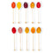 TULLIPAK HONEY Candy Spoons Edible Stirring Spoons for Hot Beverages & Desserts |