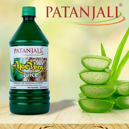 1L Patanjali Patanjali Aloevera Fibre Juice