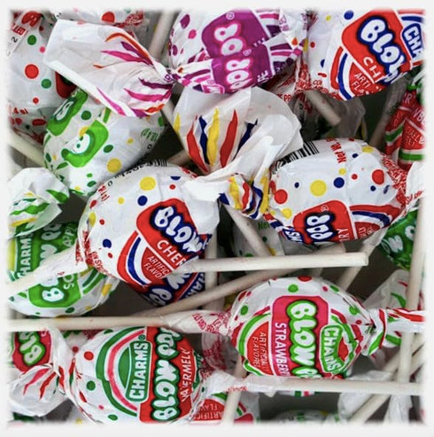 Charms Assorted Fruit Flavor Blow Pop Lollipops, 3 LB Bulk Bag