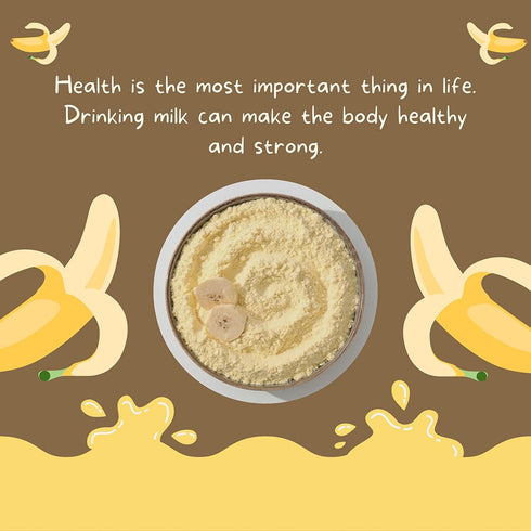 16 oz Banana Fruit Powder | Smooth Texture for Baking & Fresh Banana Powder | Ideal for cooking and healthy beverages