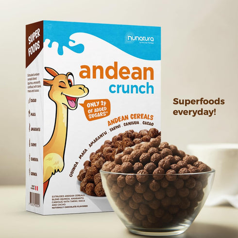 4 6 100% 3 1 boxes of superfoods extruded for a healthy cereal for everyday consumption at any time of day. It is a