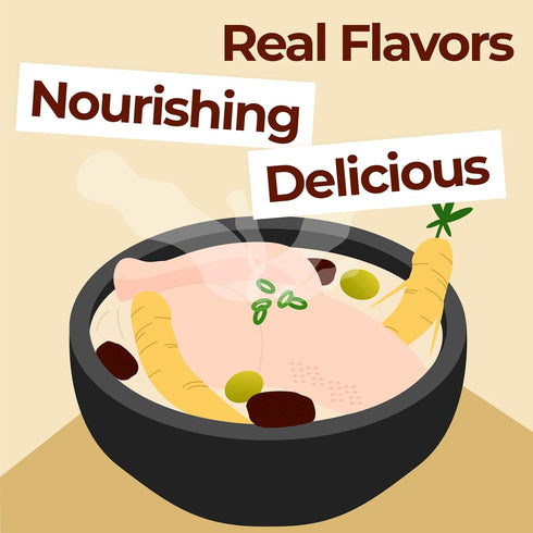 Surasang Samgyetang Herb Kit, Korean Ginseng Chicken Soup Ingredients, 3.17 Ounce, Pack of 2