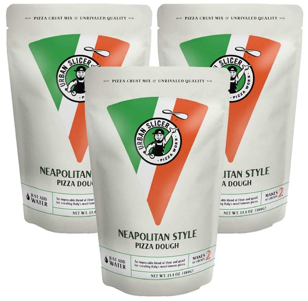 Urban Slicer Pizza Worx, Make-At-Home Pizza Dough Mix, Neapolitan-Style, Classic Artisan Crust,