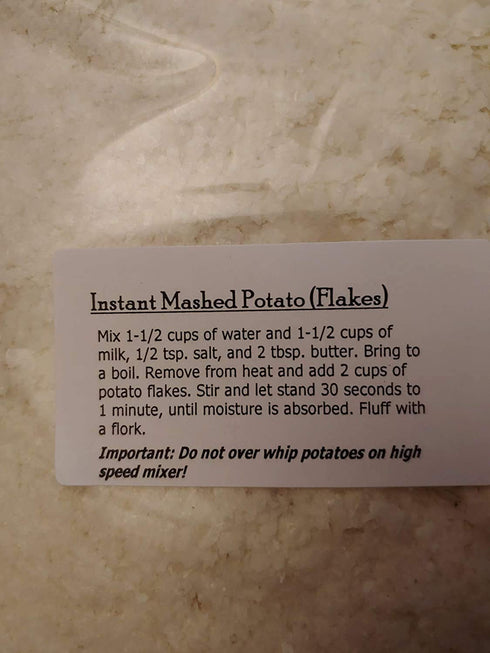 1.8 Lb. Kauffman Orchards Instant Potato Flakes In Bulk
