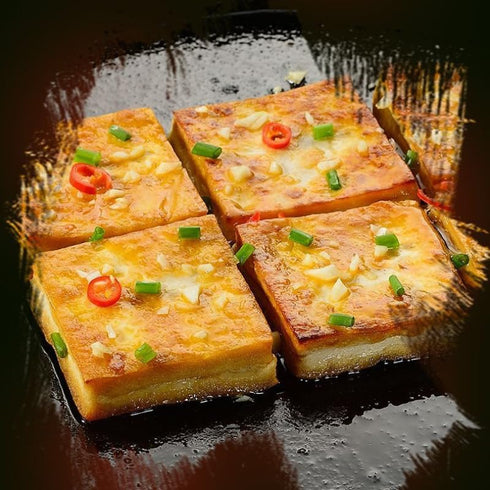 Sivia pack, (30 packs) Tender stir fried tofu, spicy dried bean curd, healthy soy products, garlic soft tofu, instant