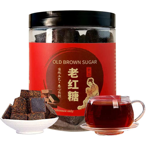 MIHUNTANG Black sugar 250g handmade ancient brown sugar menstrual old brown sugar block