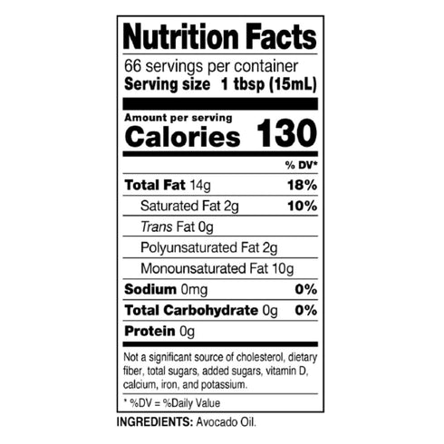 (33.8 oz, 1L 100% 520-Degree MADHAVA Avocado Oil Tin), Single Source, Pure, Neutral Flavor, High Heat Cooking Oil