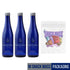 Snack Mass 12oz (3 Pack) Saratoga Still Natural Spring Water, Glass Bottles
