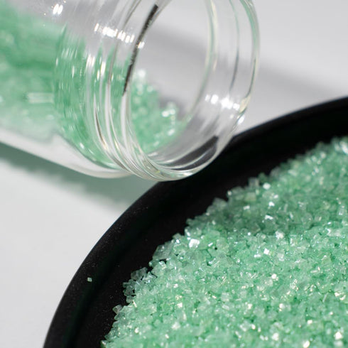 NIPEOR Green Sanding Sugar Edible Sugar Sprinkles For Cakes, Cupcakes, Cookies Sugar Sprinkles for Ice Cream Toppings
