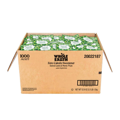 Whole Earth Sweetener Co. Stevia and Monk Fruit Sweetener, Erythritol Sweetener, Sugar