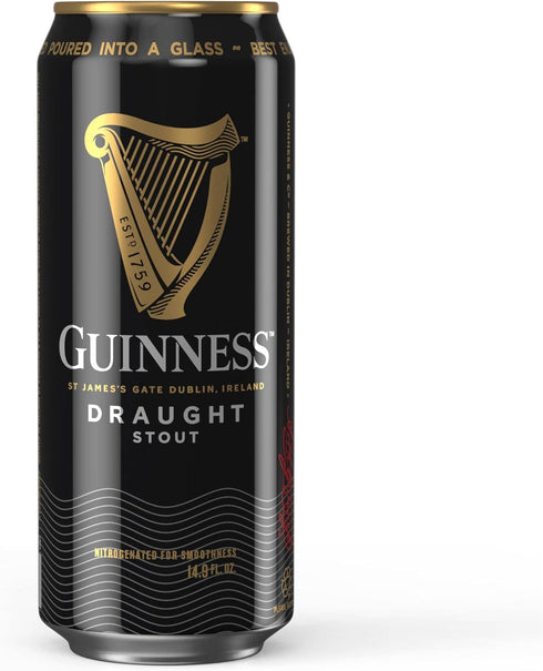 Guinness 4 14.9 oz 4.3% Pub Draft Stout, pk, cans, ABV